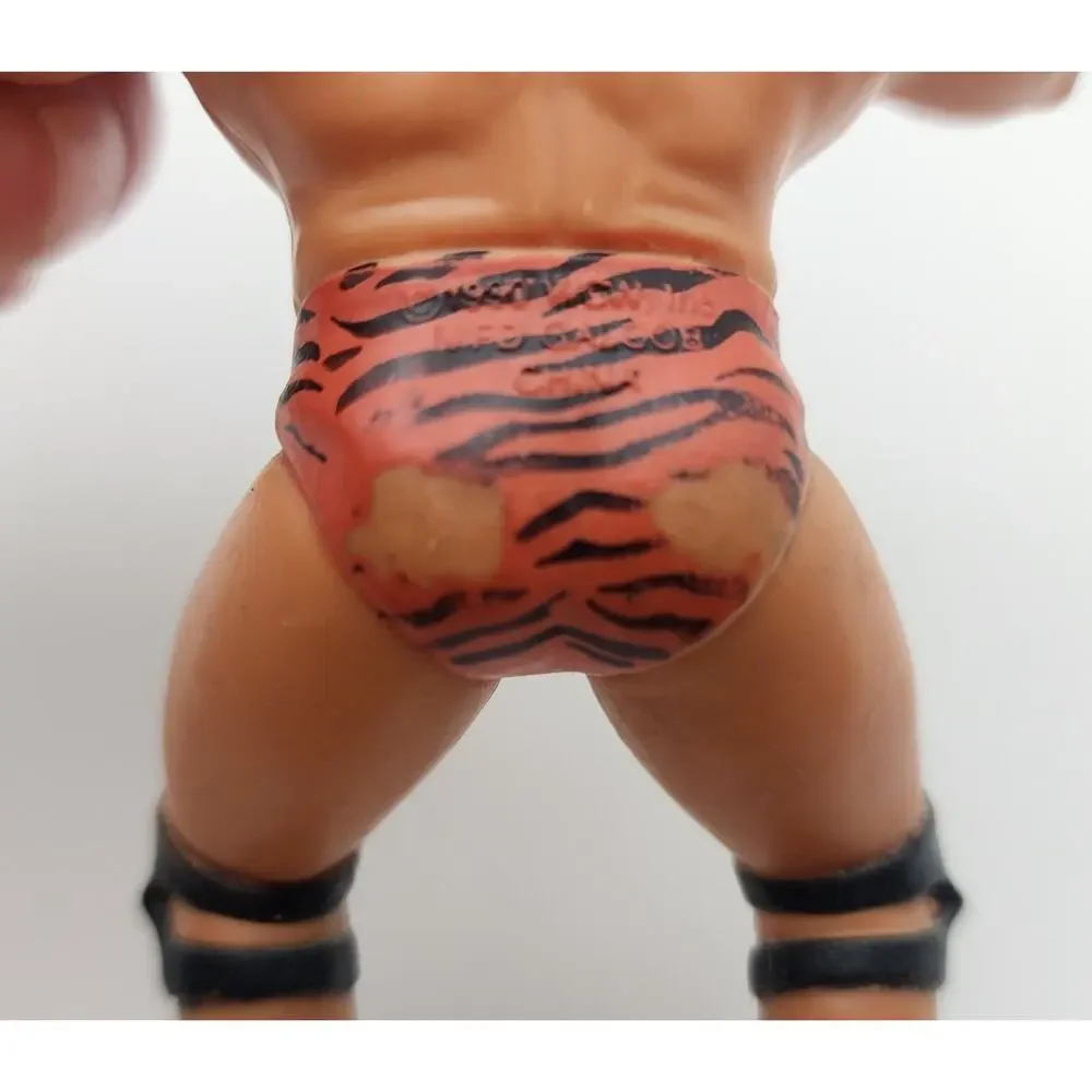 Vintage 1990 WCW Brian Pillman Action Figure Galoob Wrestler Toy Loose Red White